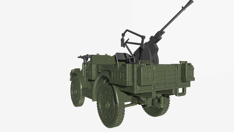 Kit Modèle Plastique Breda 20/65 Mod. 35 Avec équipage - échelle 1:35, Marque Italeri, à Monter Et Peindre