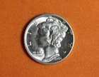 1944-D SILVER Mercury Dime #P11513