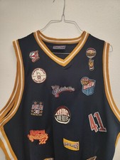Vtg Harlem Globetrotters FUBU Platinum Limited Edition Jersey Size 3XL Mens Blue