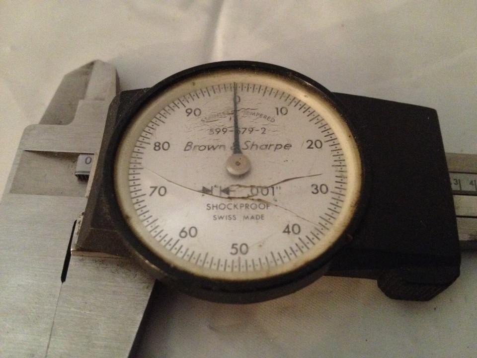 BROWN & SHARPE 599-579-5 Precision Dial Caliper w/Case Instructions ...