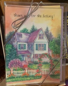 Real Estate listing thank you cards