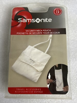 SAMSONITE Travel Security Neck Pouch Cream Luggage 43676-1233  Wallet/Passport