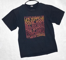 Led Zeppelin Ahmet Ertegun 2007 Tribute Concert T-Shirt Tee Size Large Black Led Zeppelin Ahmet Ertegun 2007 Tribute Concert T-Shirt Tee Size Large Black