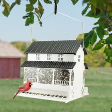 Farmhouse Style Absolute Squirrel Resistant Bird Feeder 28722