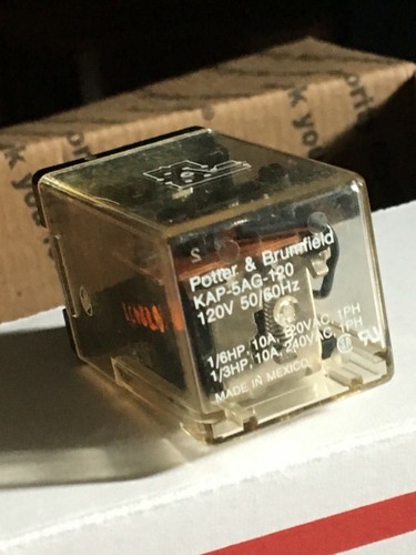 Relais De Puissance Potter & Brumfield KUHP-5AT1-120 - SPDT 120V AC 30A, Avec Bride, Neuf
