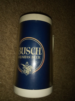 VINTAGE-BUSCH BEER-THERMO SERV MUG-U.S.A.-PLASTIC
