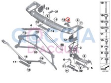 BMW 1' 2' Headlight Support Bracket  F20 LCI F21 F22 LCI F87 M2 LCI F23- Left