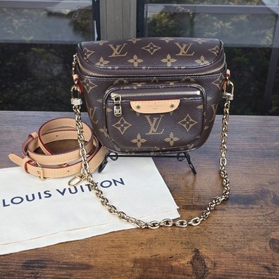 Louis Vuitton Monogram Mini Bumbag Chain Crossbody Bag