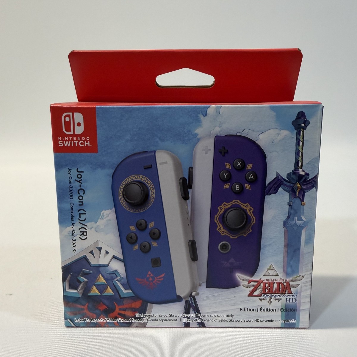 Nintendo Switch Joy Con Skyward Sword HD Edition Zelda Controller