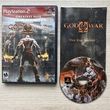 God of War II 2 PS2 Greatest Hits Case Manual Disc 2 Only Missing Disc 1