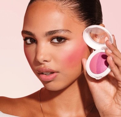 dibs. The Duet Baked Powder Duo Compact VIP Pink Shade 0.3 oz