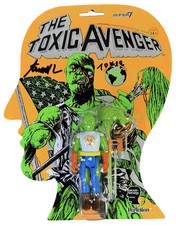Mitch Cohen signed Super7 ReAction Figure Toxie The Toxic Avenger JSA