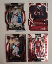 2024 Marvin Harrison Jr. (4) Card Rookie Lot - Inserts and Parallels 