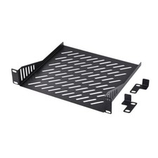 PCS 1U Rack Mount Shelf for 10 inch Server Rack, 7.87" Depth Vented 2