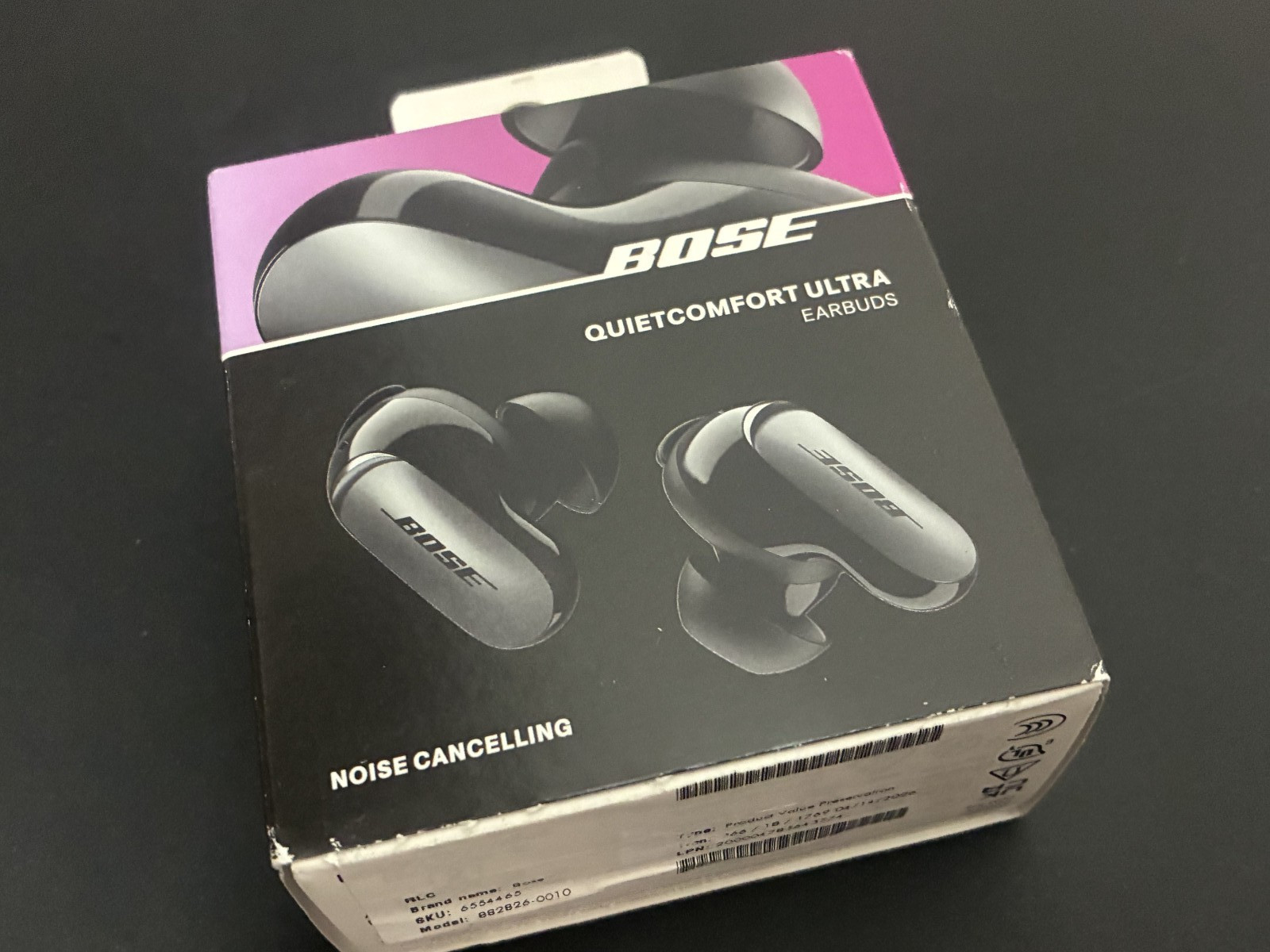 Bose QuietComfort Ultra Bluetooth Wireless Earbuds - Black - In Retail Box