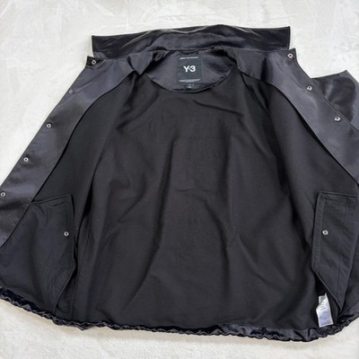 超レア 新品 YOHJIYAMAMOTO Y-3 COACH JKT STRT Y-3 Adidas Yohji Yamamoto 2025 Coach Jacket Black Lined Men's L