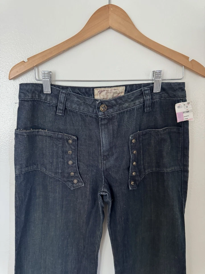 Jeans Henry Duarte acampanados Y2K Difíciles de encontrar nuevos con etiquetas Foto 2 de 4