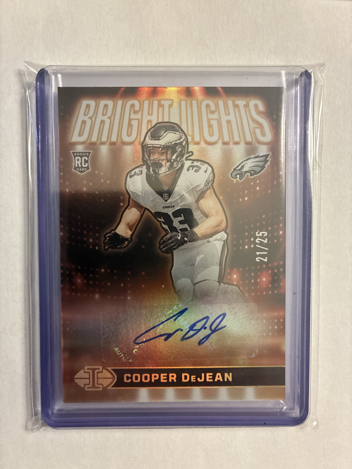 Cooper DeJean Panini Illusions Bright Lights Signatures #BLSCDN Gold