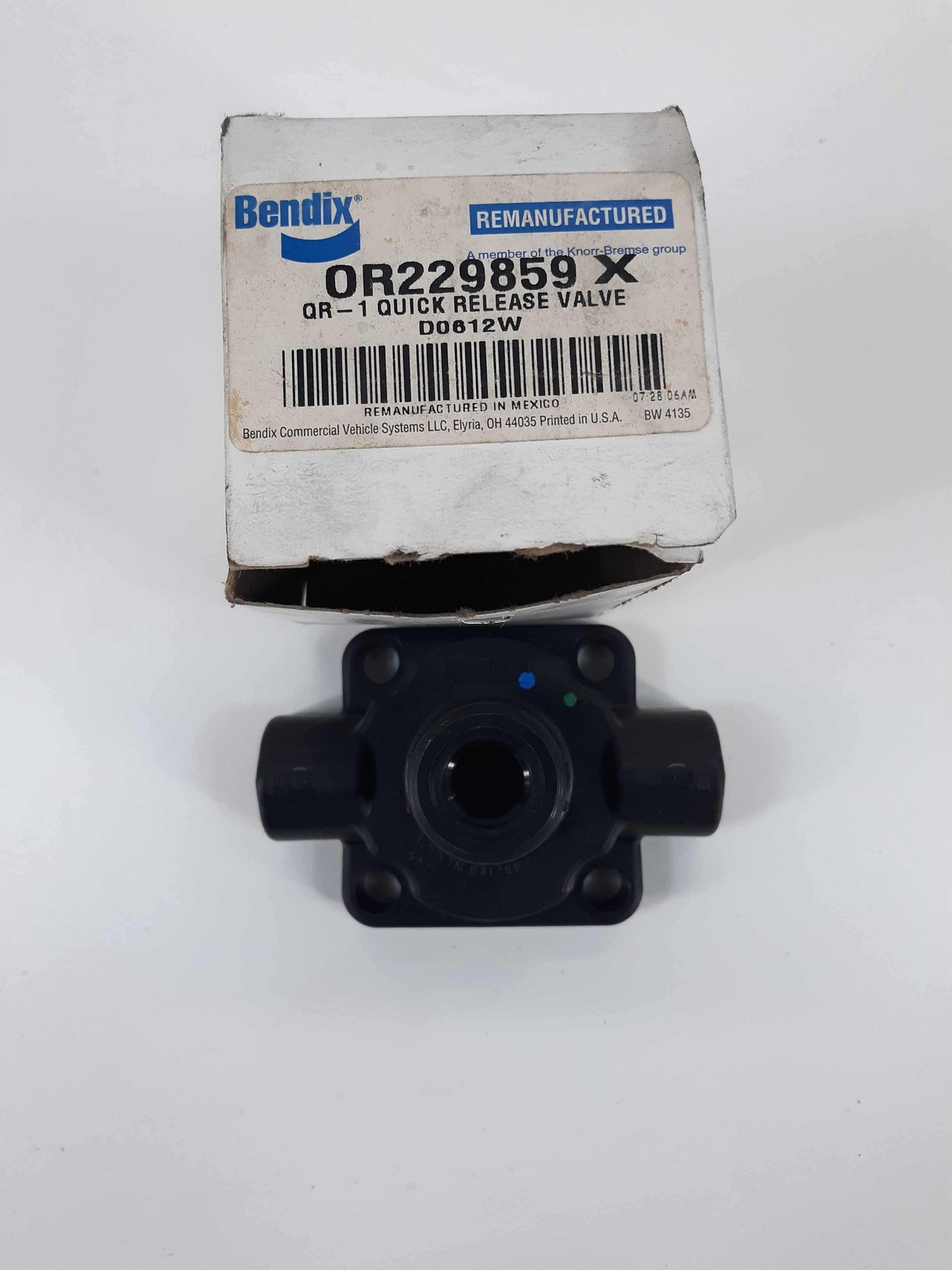Bendix Or229859x Qr 1 Quick Release Valve T 240004 D Remanufactured 