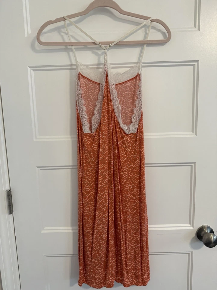 Camisón naranja Gillian & O’Malley grande con correa en T Foto 4 de 4