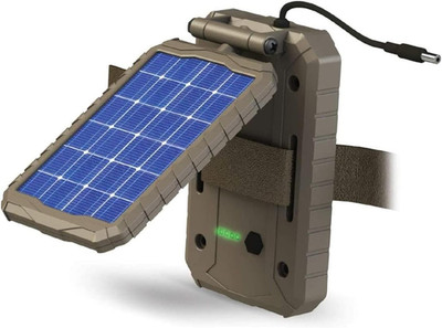 Durable Sol-Pak Solar Battery Pack, 12V Solar Power Panel, Rechargeable Battery