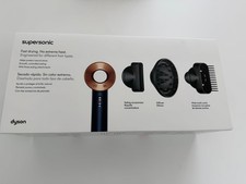 Dyson Supersonic hair dryer 3 attachments Prussian Blue/Rich Copper - NEW