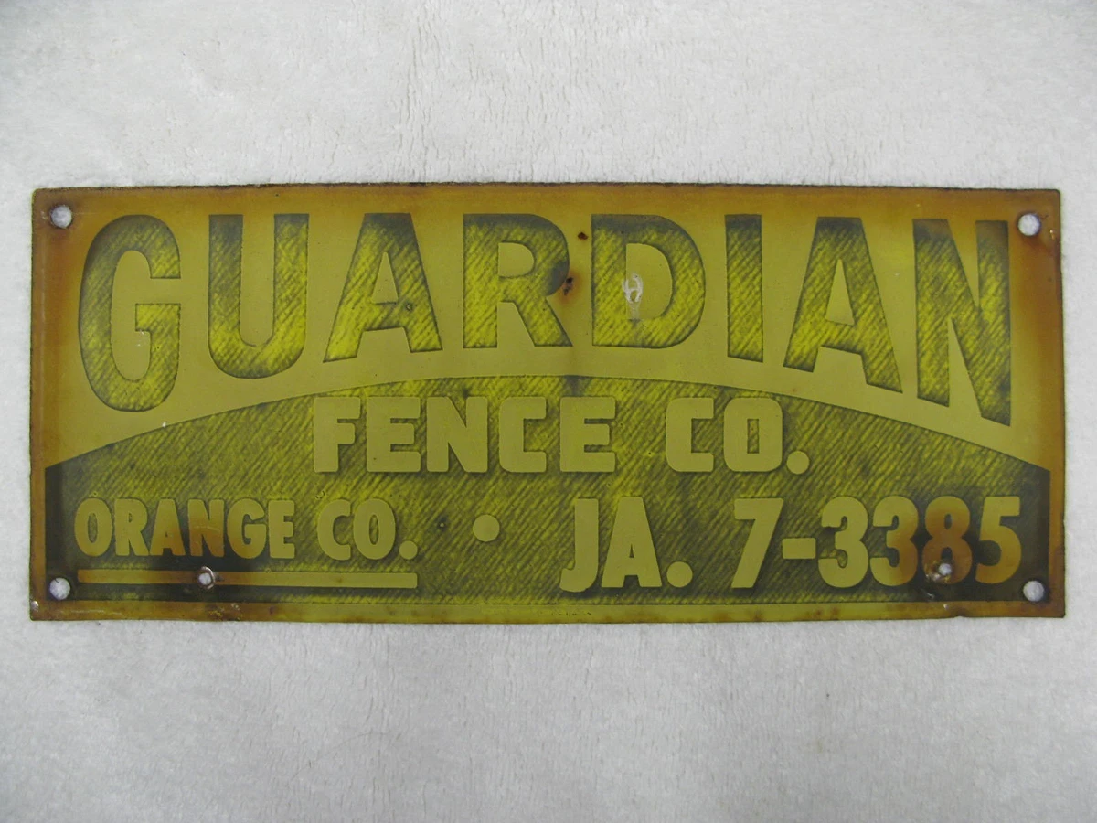 Vintage Fence Sign In Original Advertising Signs (1930-1969) for