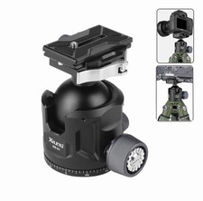 Aluminum Ball Head for Shooting Tripod 360 Panoramic Ball Head for DSLR Cam GS44