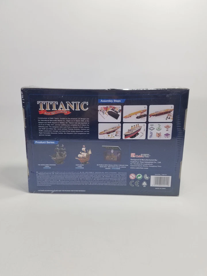 CubicFun 3D Puzzle RMS Titanic Ocean Liner Model T4011h New Sealed - Image 3 of 4