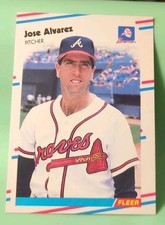 1988 Fleer Update - Jose Alvarez #U-70 (RC) - Atlanta Braves 