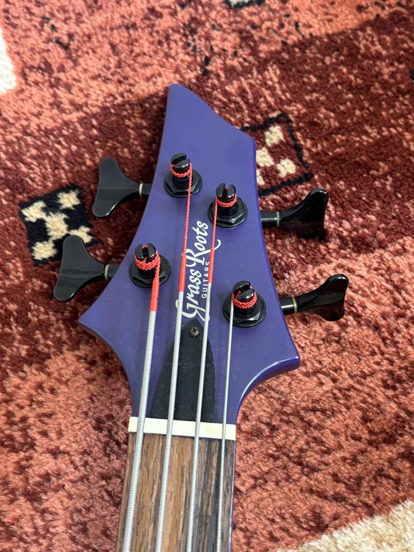 GrassRoots G-FR-52B エレキベース パープル Grassroots G-Fr-52B Electric Bass Purple Safe delivery from