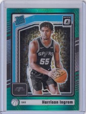 Harrison Ingram - 2024-25 Donruss Optic - Hyper Green /249 - #251 - Spurs