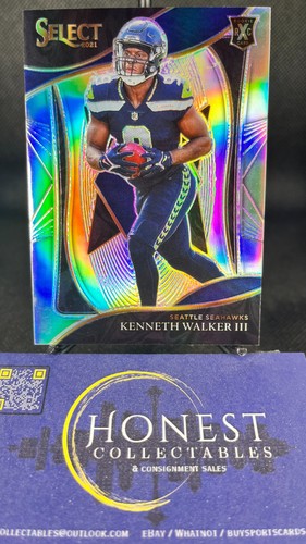 Kenneth Walker III #407 2021 Panini Select card