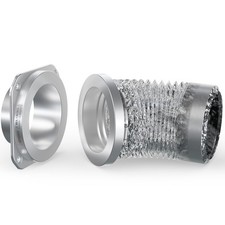 Magnetic Dryer Vent Connector Kit, Airtight Seal, 2.6ft Duct, Clamps, Easy to...