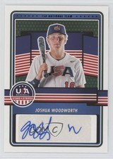 2023 Panini USA Baseball Stars & Stripes Blue Joshua Woodworth #15U-JW Auto 7iu