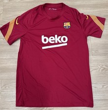 MEN'S NIKE FC BARCELONA 2020/2021 TRAINING FOOTBALL SOCCER SHIRT JERSEY SIZE L