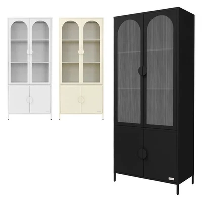 Vitrina con 4 compartimentos y 4 puertas 185x80x40 cm aparador armario a elegir - Imagen 1 de 4