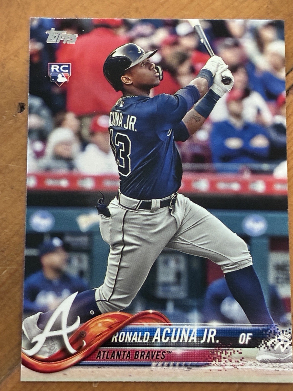 Ronald Acuna Jr 2018 Topps Update Rookie Card #US250 RC