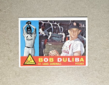 1960 Topps #401a Bob Duliba  Vintage Rookie Baseball Card EXMT. rookie card picture