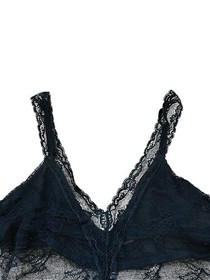 La Perla Black Sheer Lace Silk Chemise Cami Sexy Luxury Italian Lingerie Size S