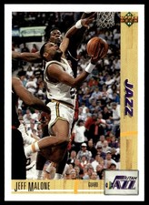 1991-92 Upper Deck Jeff Malone Utah Jazz #101