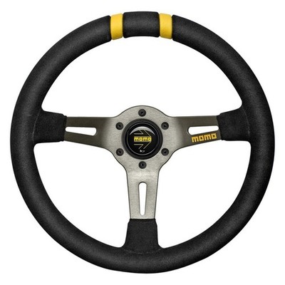 Momo for MODDRIFT Steering Wheel 330 mm -  Black Suede/Anth Spokes/2 Stripes