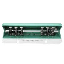 Adjustable 6-Hole Punch for Planners - 10-Sheet Capacity Hole Puncher Compati...