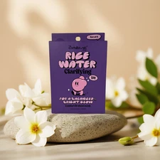 Clarifying Glow | Rice Water Facial Sheet Masks from The Crème Shop – 5 Pack