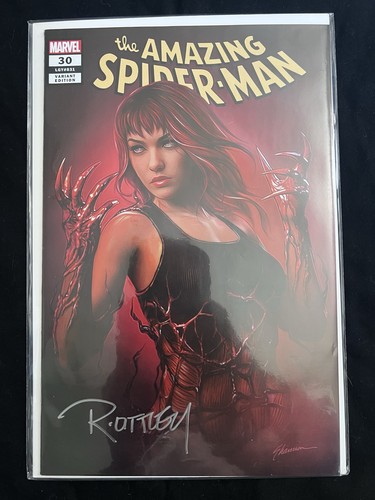 THE AMAZING SPIDER-MAN  #30 LGY#831 SIGNED BY RYAN OTTLEY