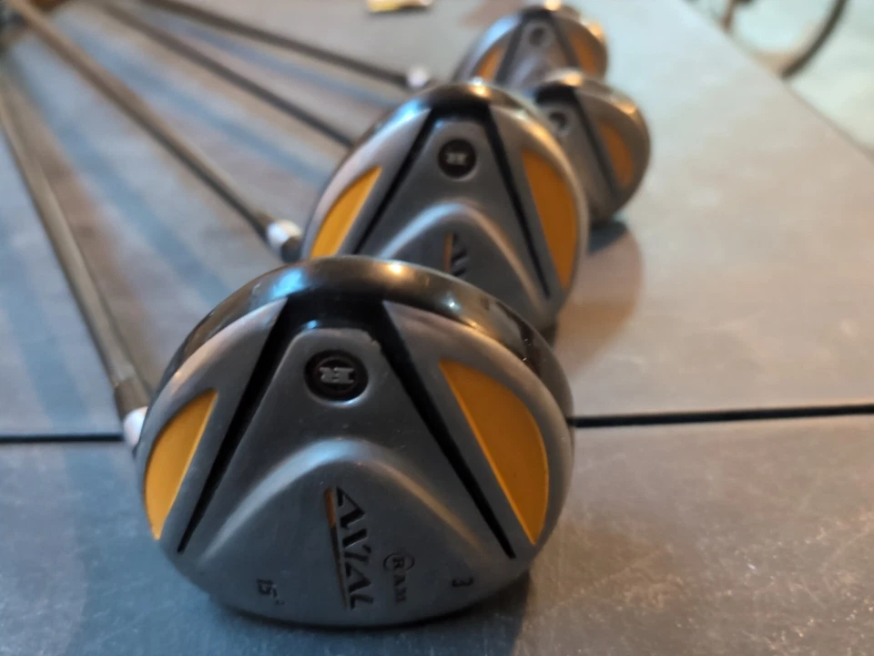 5 RAM Golf Axial 460,3,4,5 3-Wood 15º Uniflex Graphite Shaft RH Good - Image 3 of 4