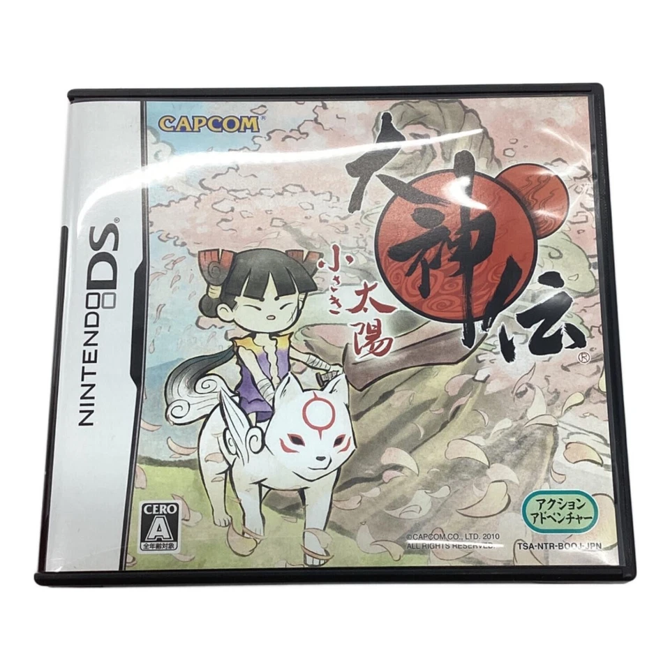 CAPCOM Okamiden Manten Treasure Box DS Game Junk Condition JAPAN - Image 2 of 4