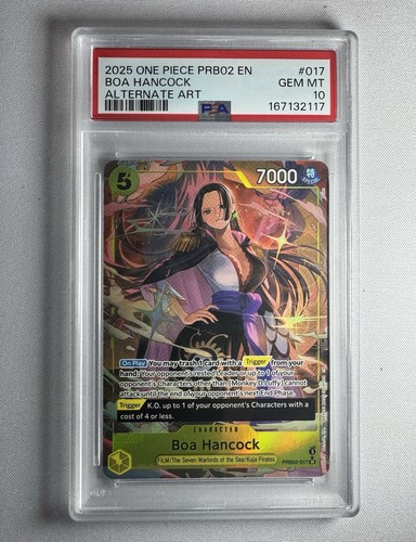 Boa Hancock (Alternate Art) graded PSA 10 for sale on eBay