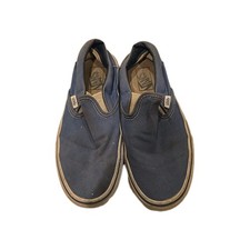 blue Vans Classic Slip-On shoes Size 8w