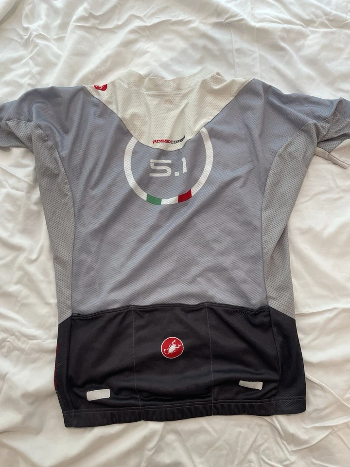 Camiseta deportiva de ciclismo Castelli Aero Race 5.1 XXL Rosso Corsa para hombre Foto 3 de 4